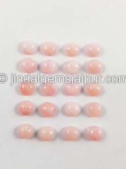 Pink Opal Smooth Round Cabochon
